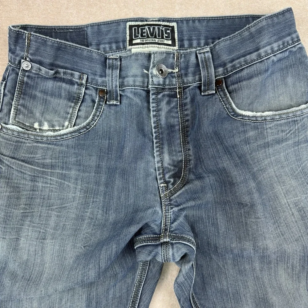 Vintage Levi's 514 Jeans Men's Size 33 Blue Slim Straight Mid Rise‎ Medium Wash